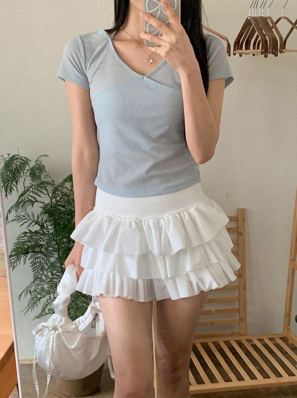 PK Cancan Mini Skirt Pants (3color)