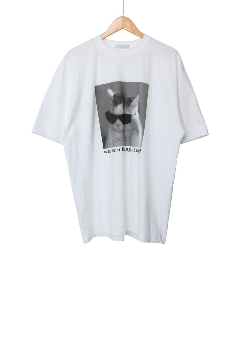 Digital Cat Over Short Sleeve T