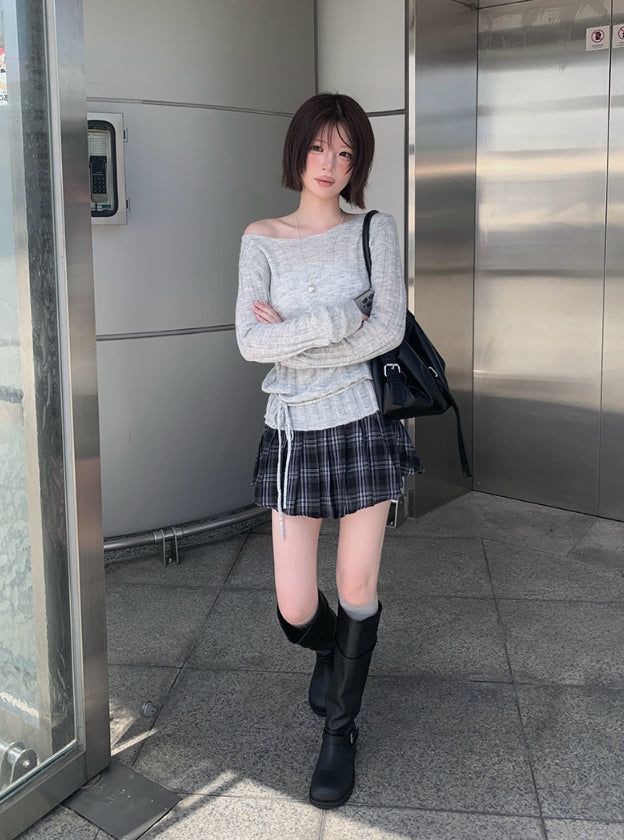 [Scarf SET] Shishu Soft One-Off Rib Knit