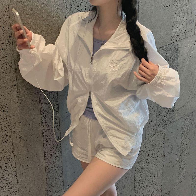 [Bellide made] Two-Way Anorak Windbreaker