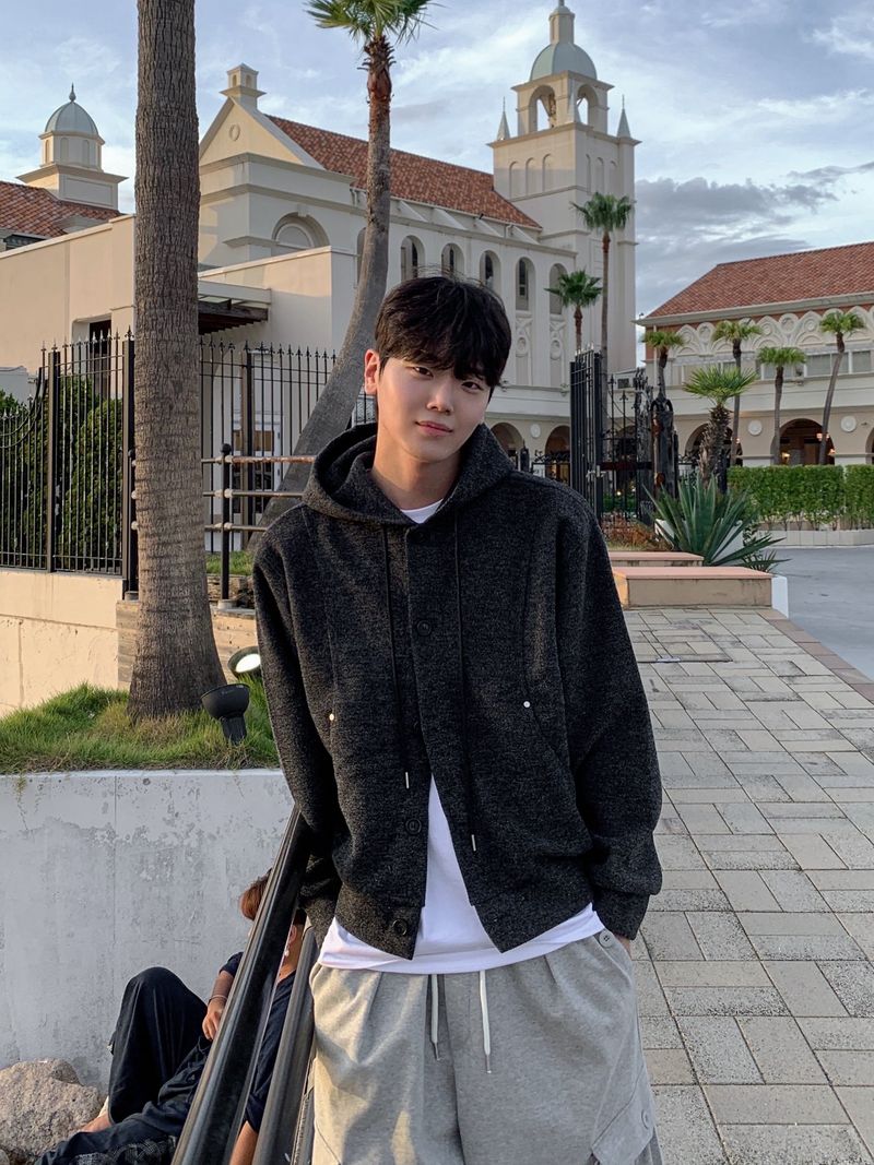 Kiron Hooded knit cardigan