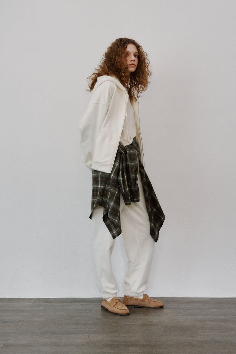 Snow Hood Zip-up (Ivory)