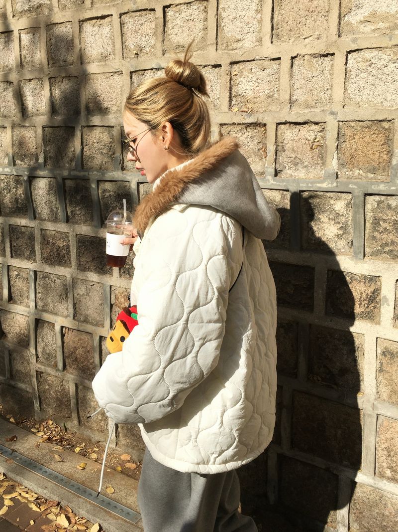 Snow Quilted Round Padded Jacket (4c)