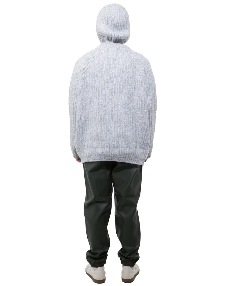 フードつきニット-GRAY (送料込)- WooStore