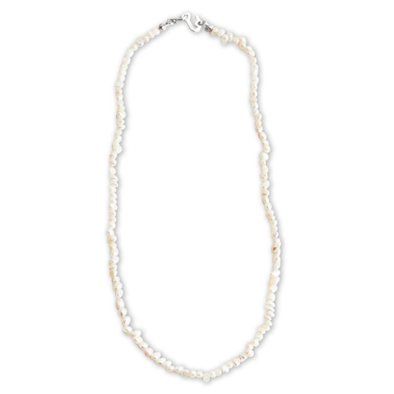 [925 SILVER] Basic Freshwater Pearl Necklace