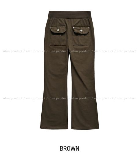 Vine Shibori Back Pocket Bootcut Pants