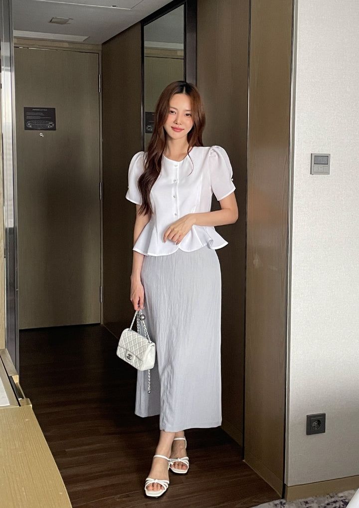 Ako Cooling A-line Long Skirt