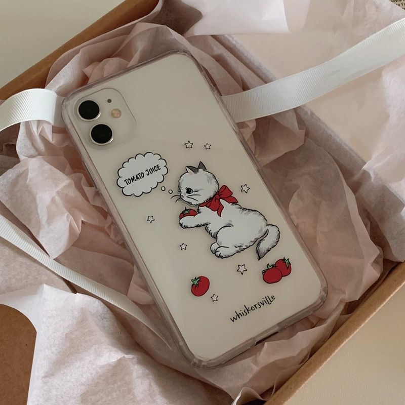 [MADE]Tomato Cat Jelly Hard Case