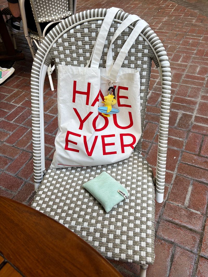 Terry flat pouch - mint , M size