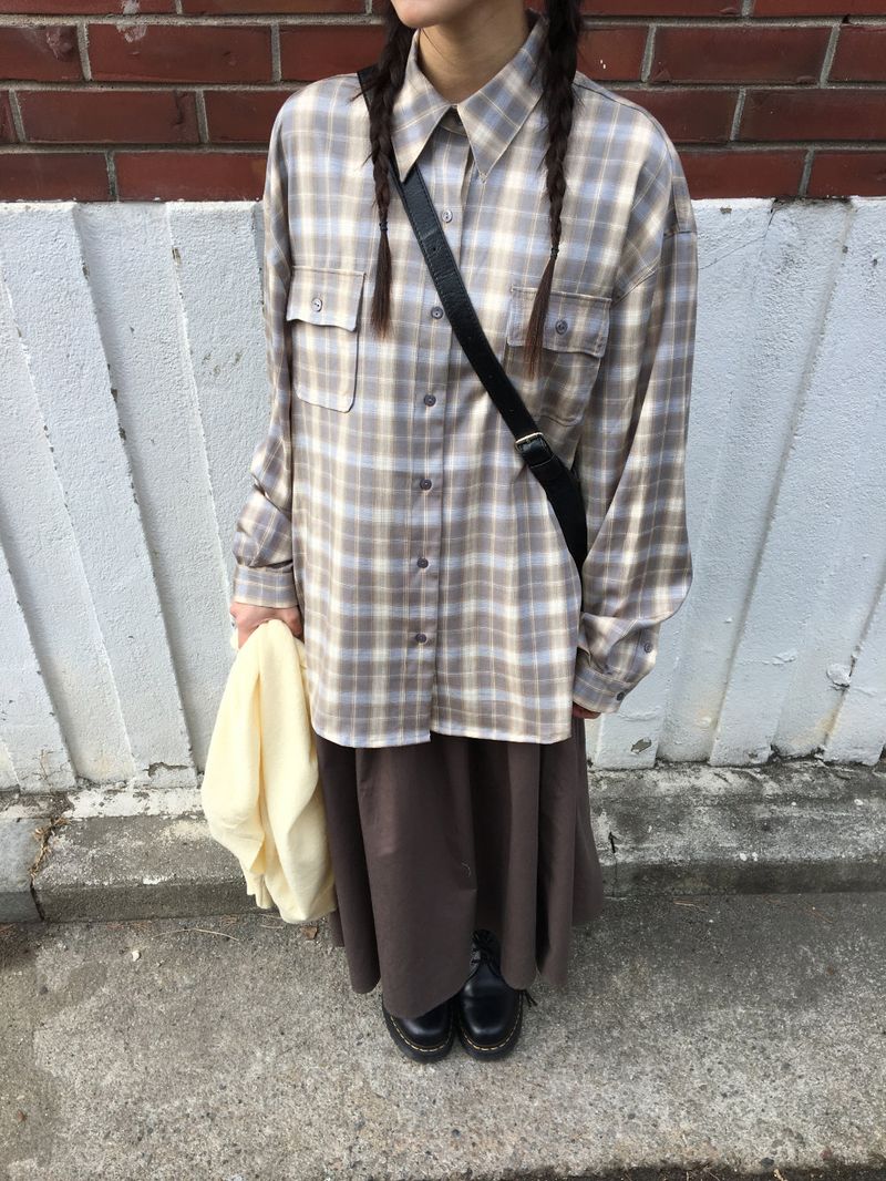 Antique Fold Skirt (3color)