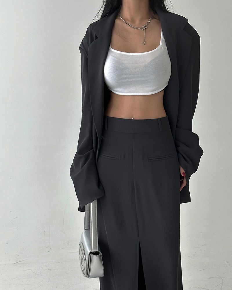 Mega Oversized Fit Blazer Jacket