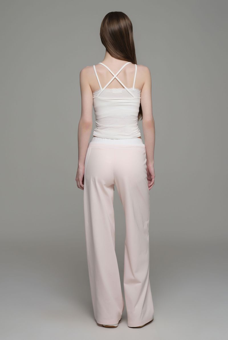 Strawberry milk sleeveless top, White