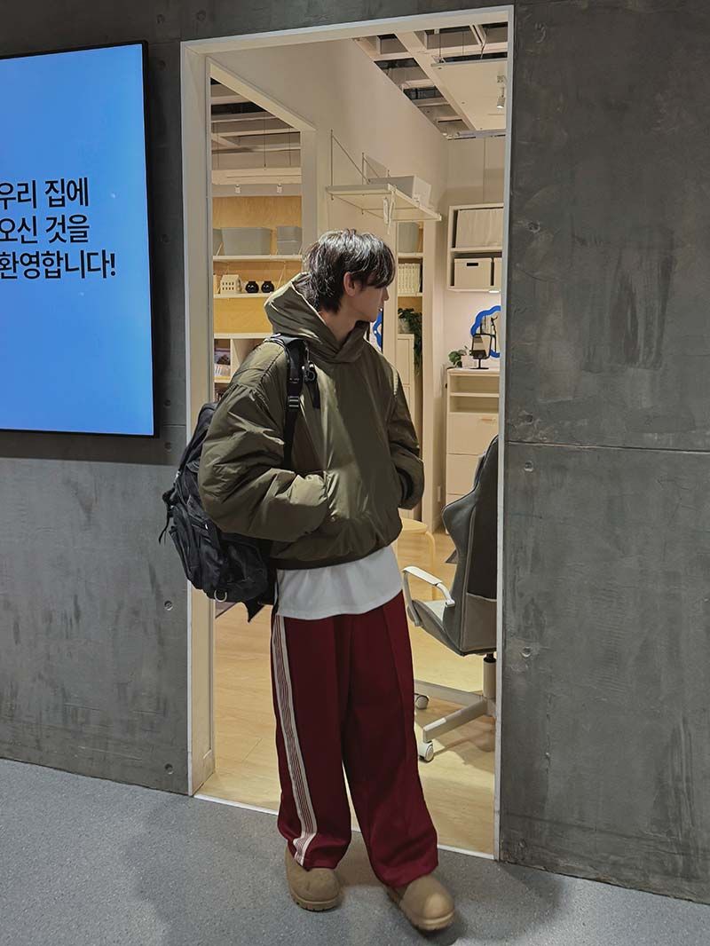 ASCLO SP Tape Wide Track Pants (3color)