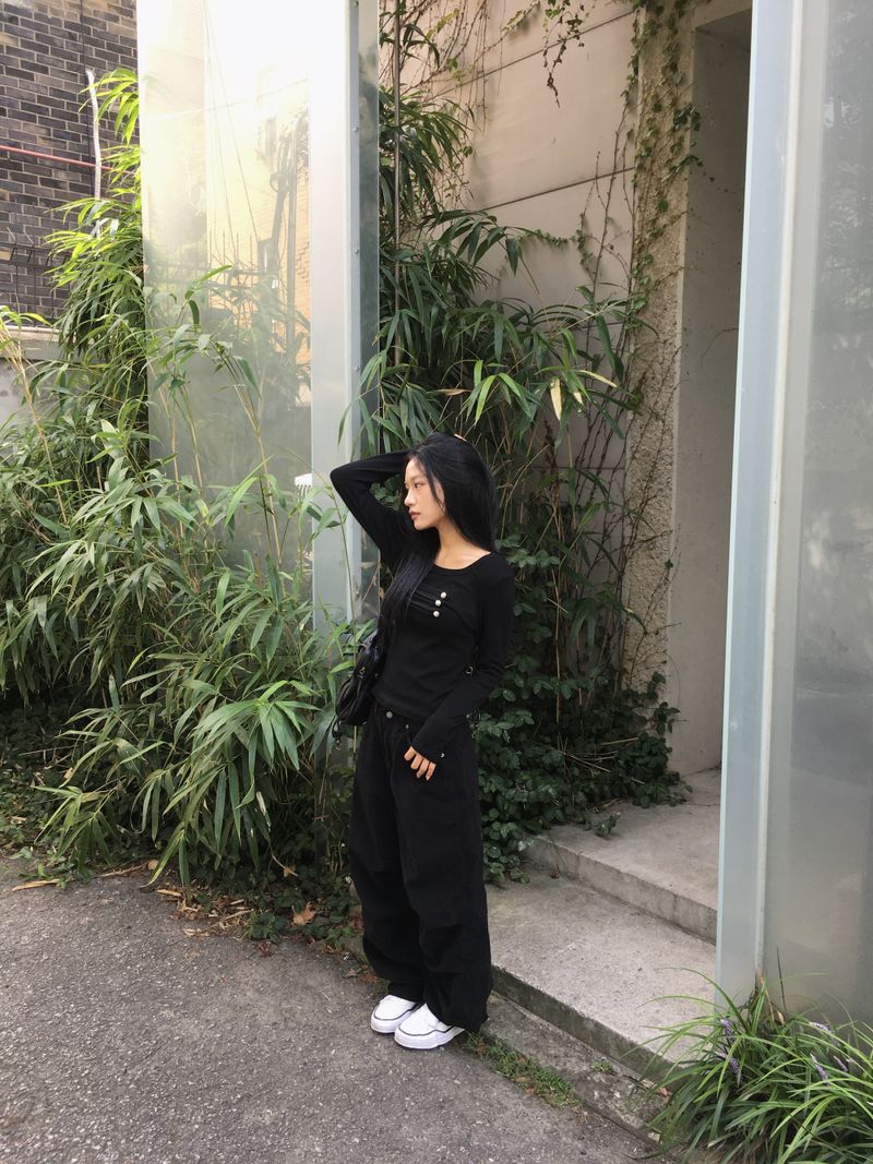 Léon Metal Slim Button Long Sleeve (3c)