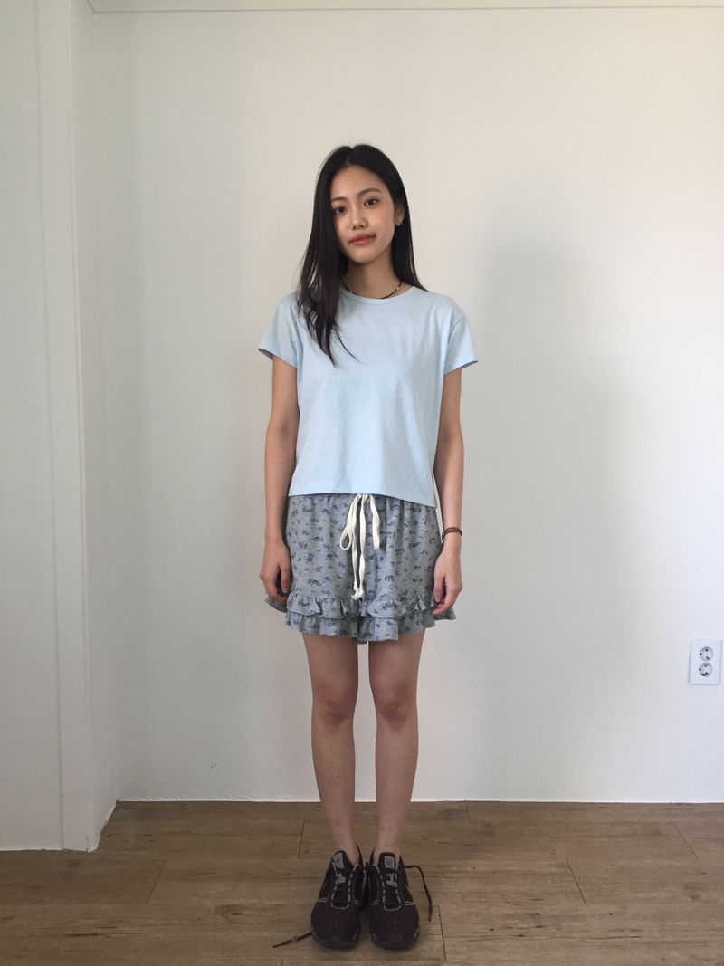 Floral Frill Shorts (2color)