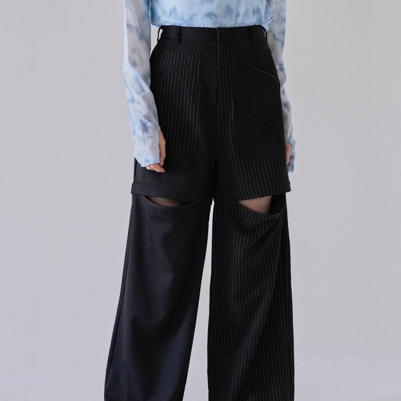 3way stripe pants