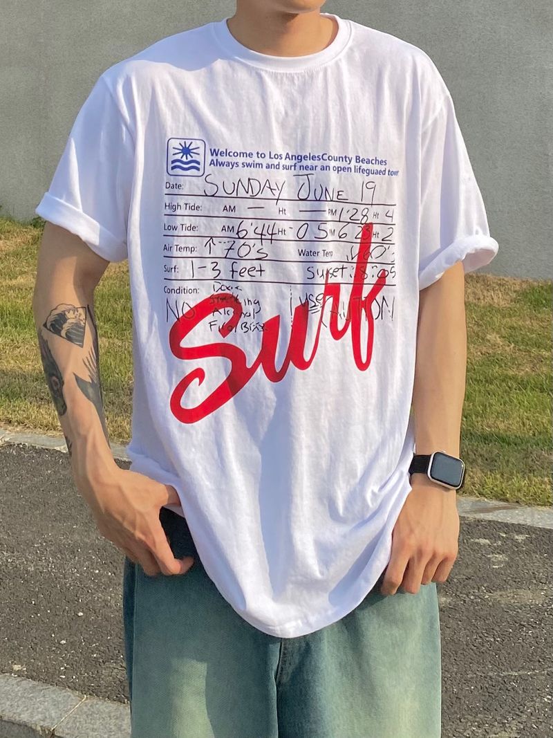 surf lettering half T 2C