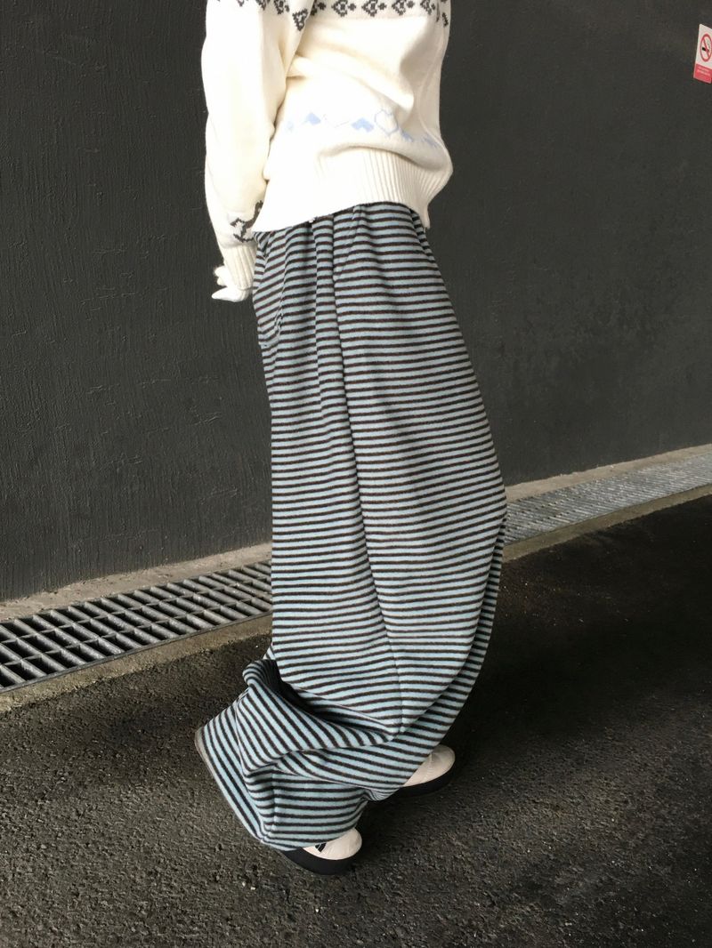 [Ritcore MADE] Striped Fleece Pants (3c)