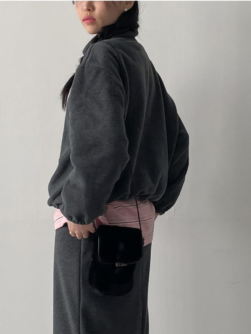 [Setup Available] Newdy Fleece High Neck Sweatshirt