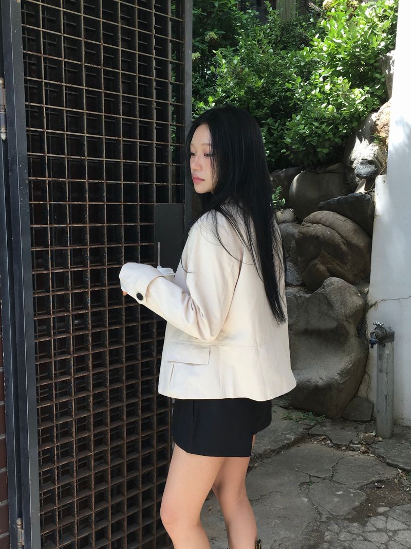 Ner Double Short Trench Jacket (2c)