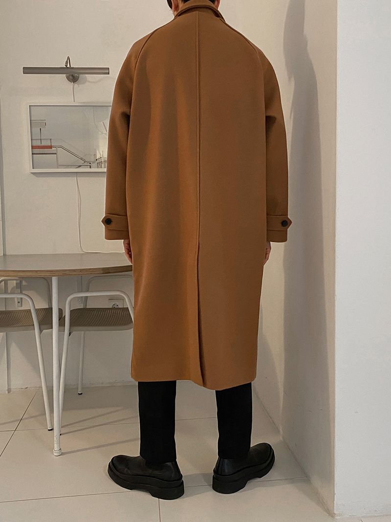 ASCLO Wool Raglan Balmacan Coat (3color)