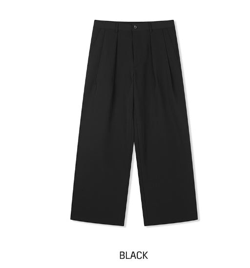 Keito Two-Tuck Wide Slacks