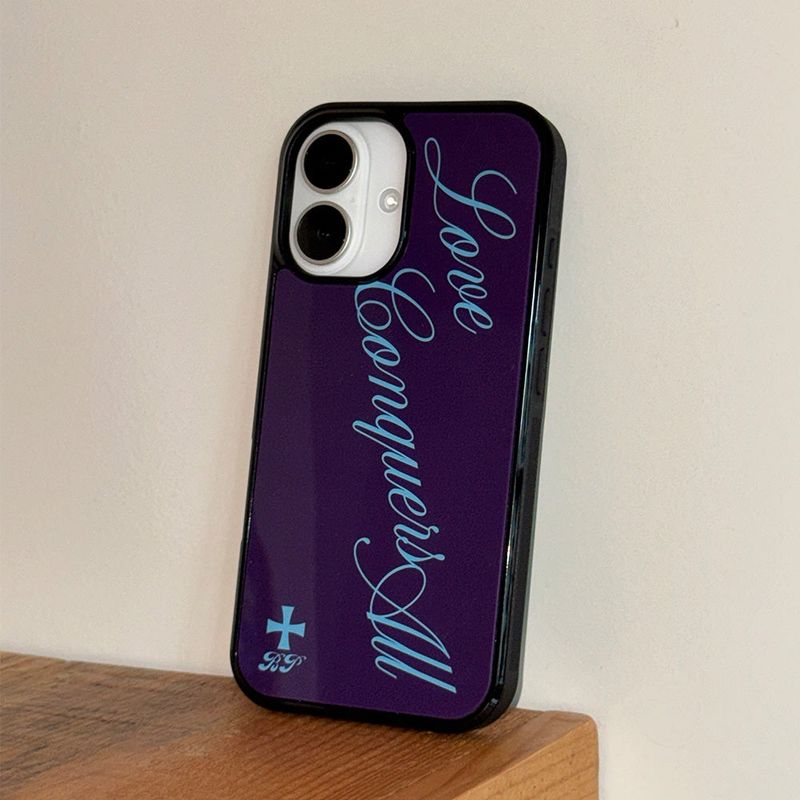 Love All glass case (purple)