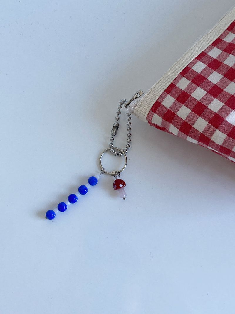 lss basic pouch (L size) _ red check