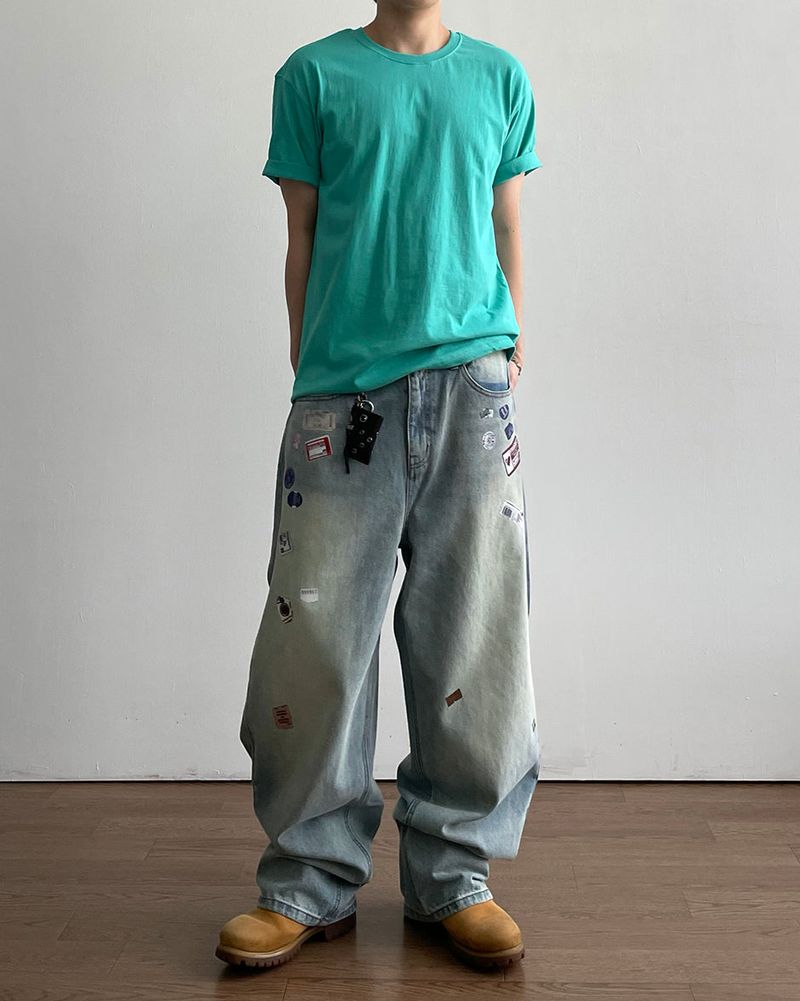 Punch Eyelet Short Sleeve T