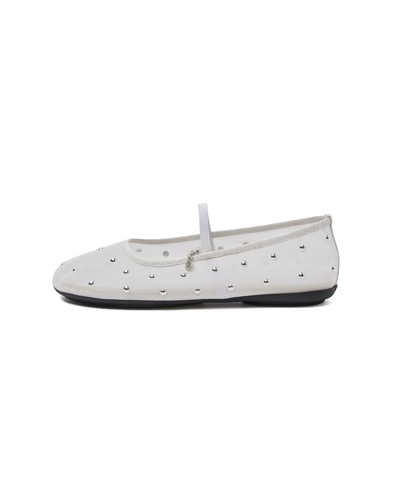 NEW Bliss 0025. Studded Mesh Flat - 2colors