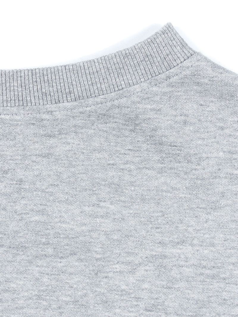 OFF-SHOULDER SWEATSHIRT_Melange Gray