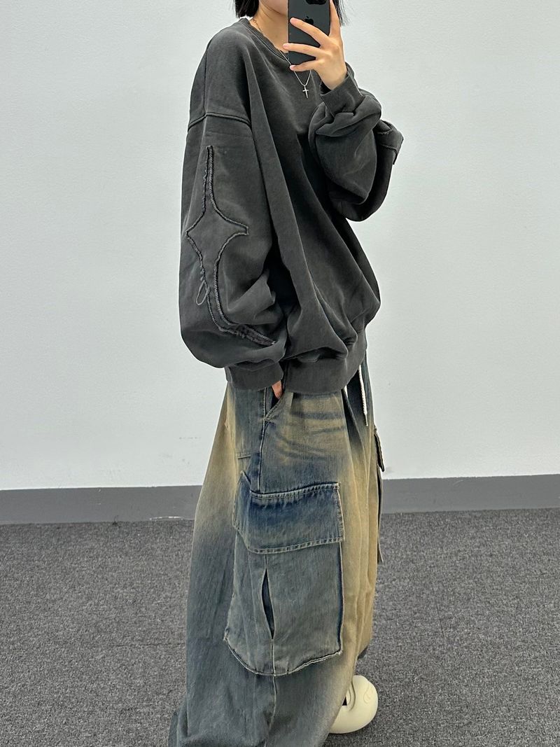 western cargo balloon pants
