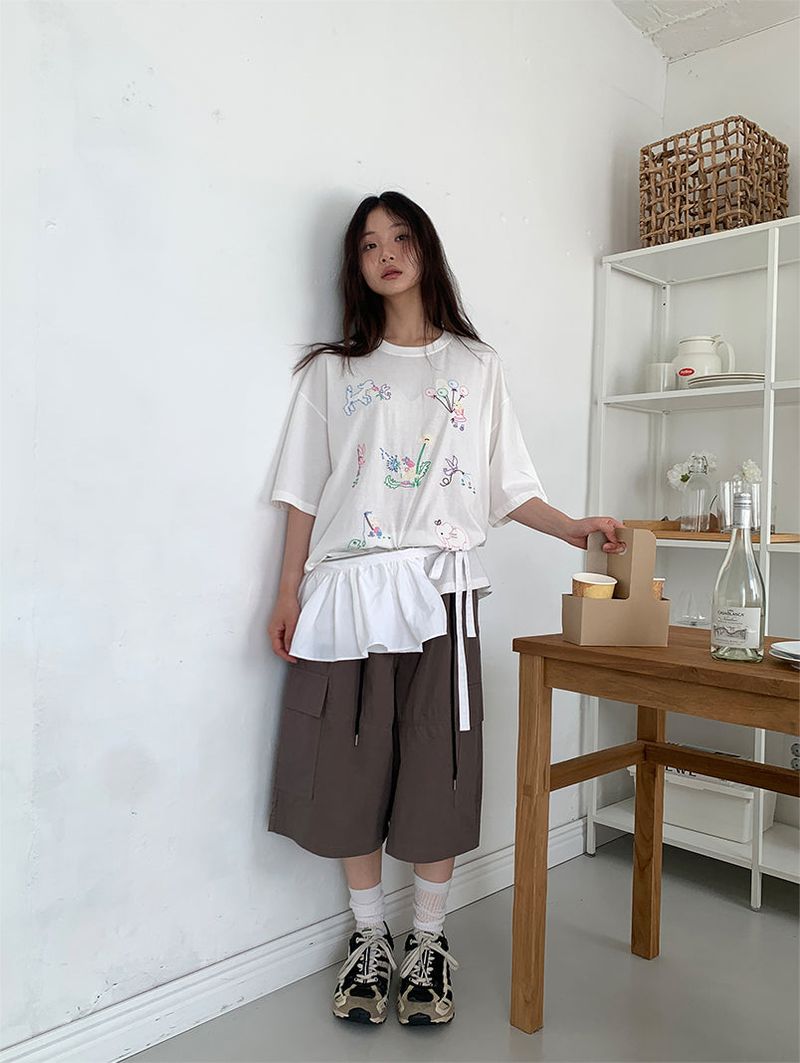 LIGHT CARGO BERMUDA PANTS (3C)