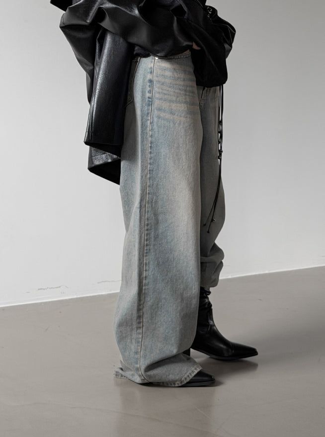 Roti Vintage Washed Wide Denim