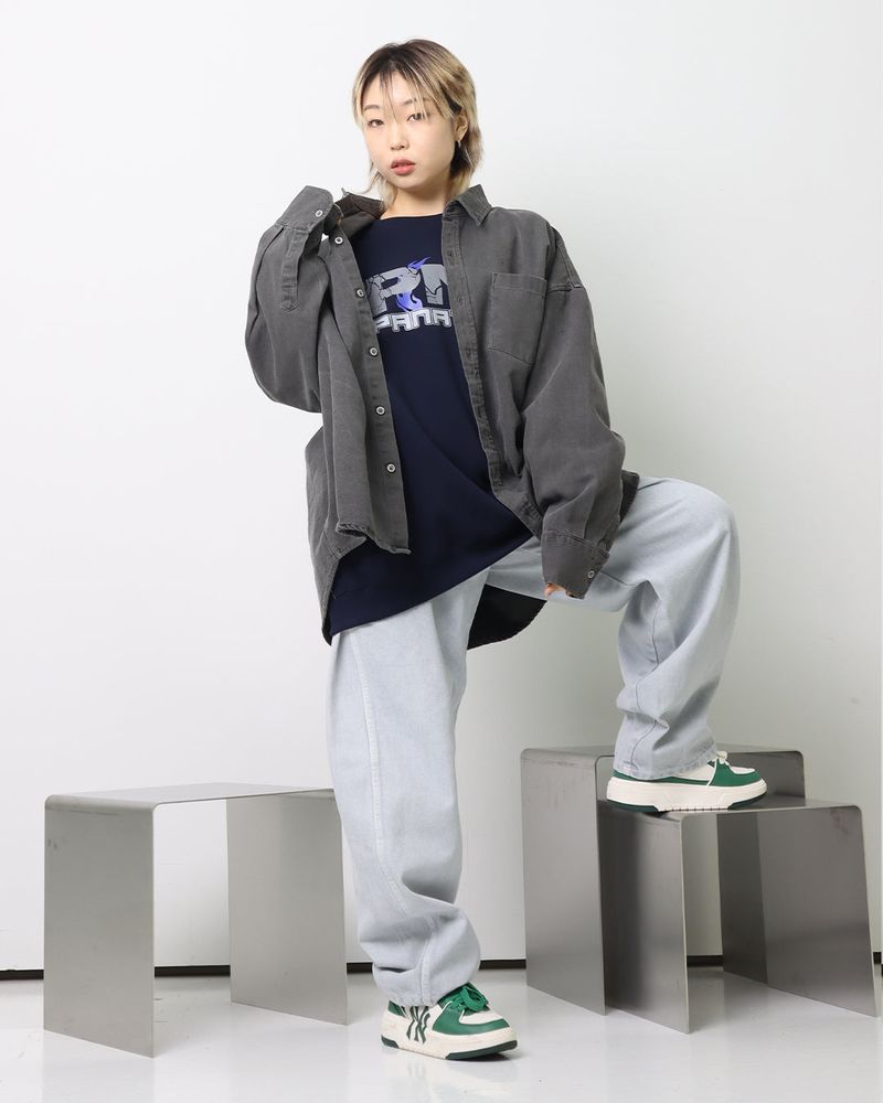 Overfit Pigment Shirt Jacket_2color
