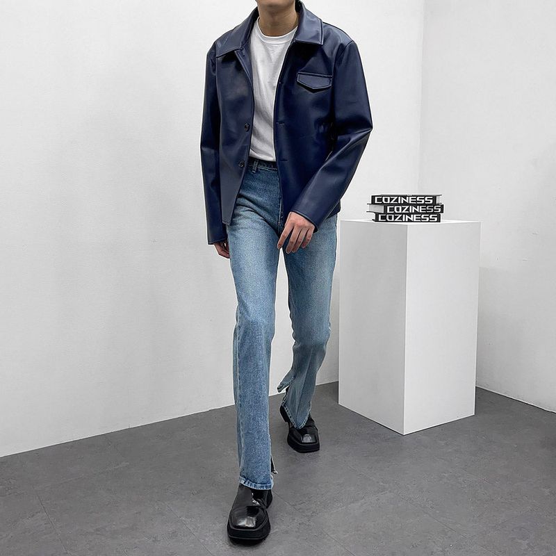 FL Youth Cropped Leather Jacket (2 colors)