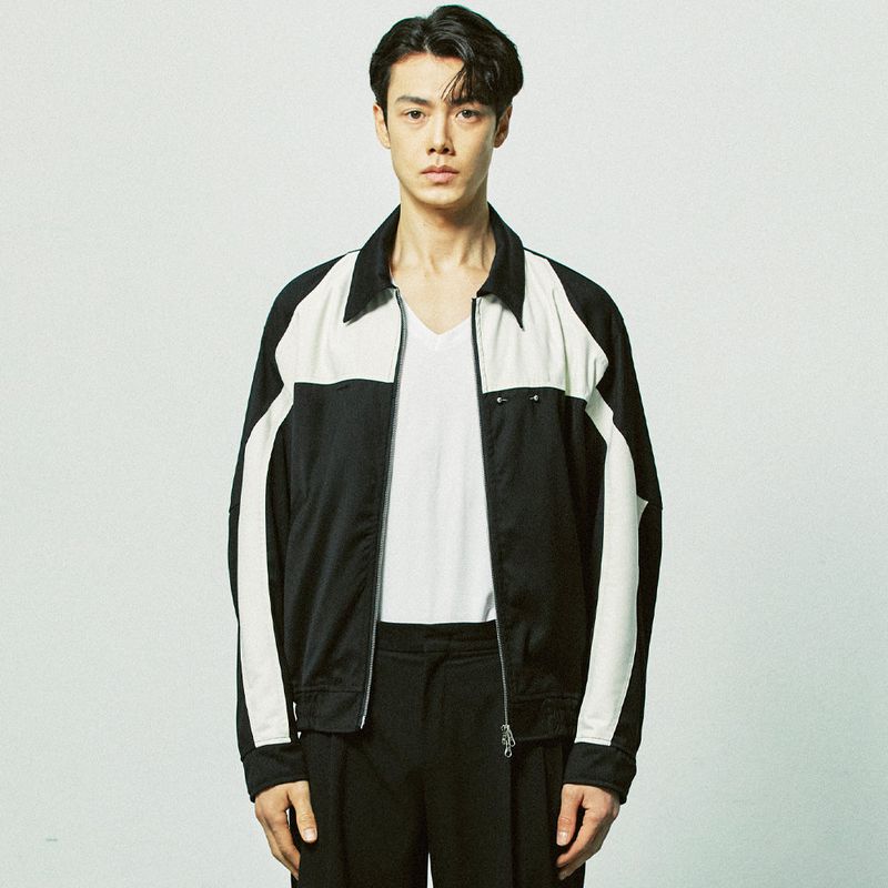 2way pierce biker jacket