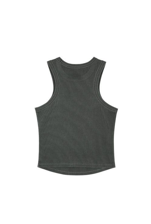Garden Tank Top (CHARCOAL)