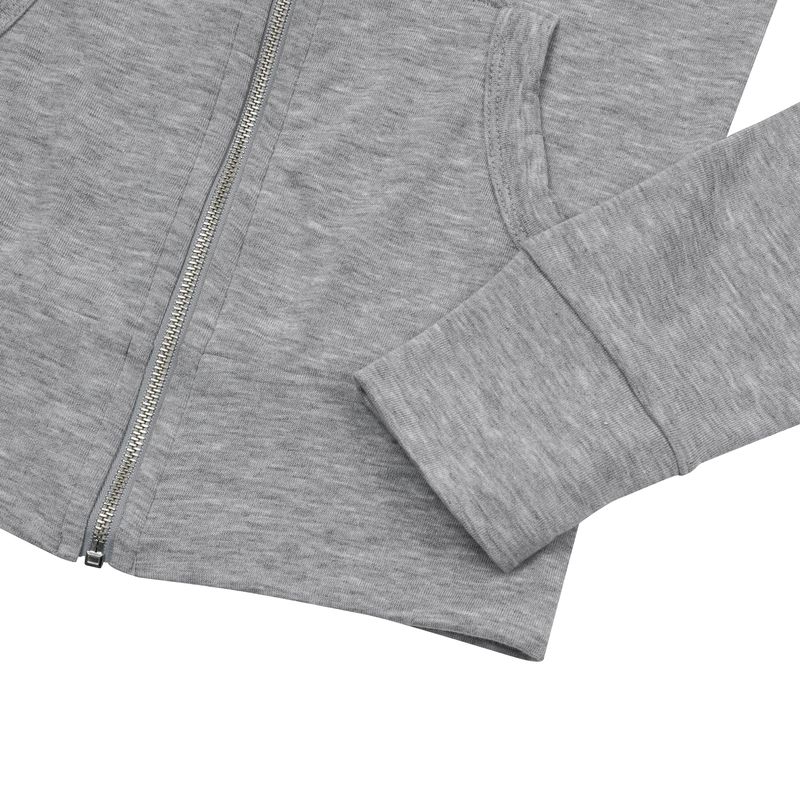LIGHT UP CROP HOOD ZIP-UP (4Color)