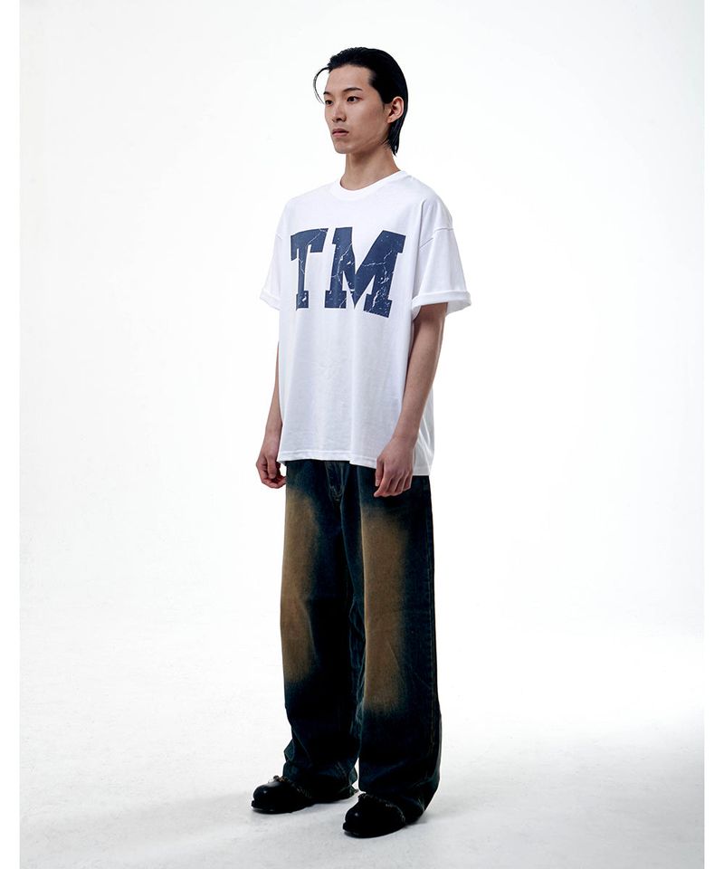 TM CRACK TSHIRT-BLUE