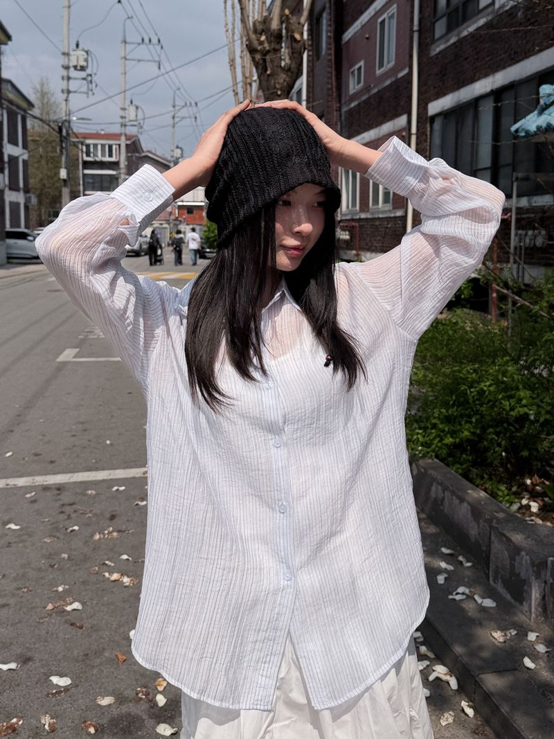 AIRY STRIPE SHIRT
