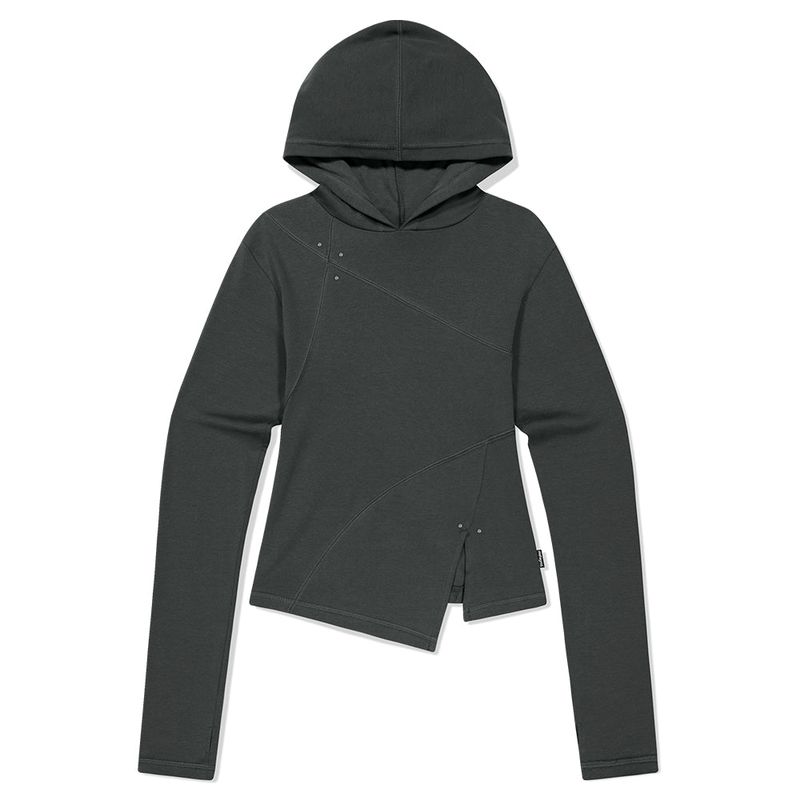 mahagrid（マハグリッド）の「CURVED SLIM HOODIE（Tops）」