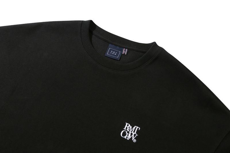 RECENT LOGO LONG SLEEVE_BLACK
