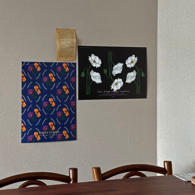 Color Poppy (Deco Paper) A3 POSTER