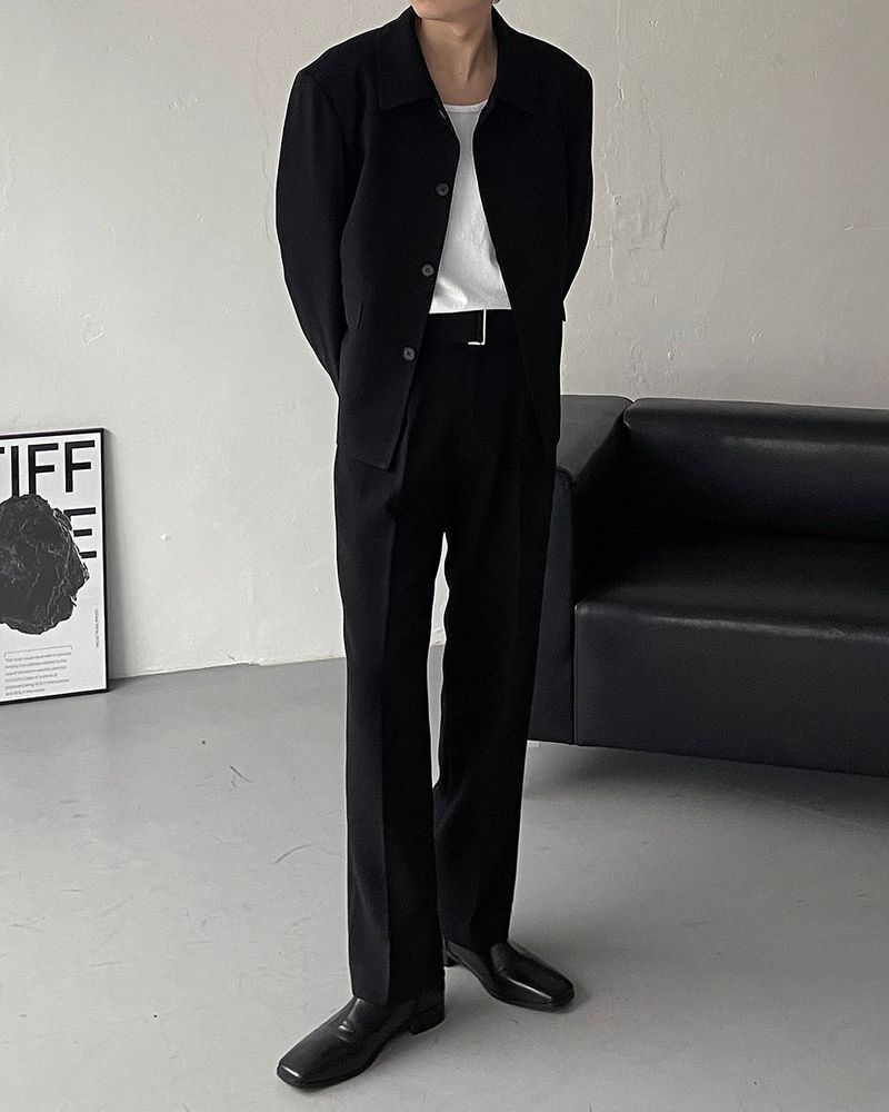 ECT Minimal Hidden Short Jacket (2 colors)