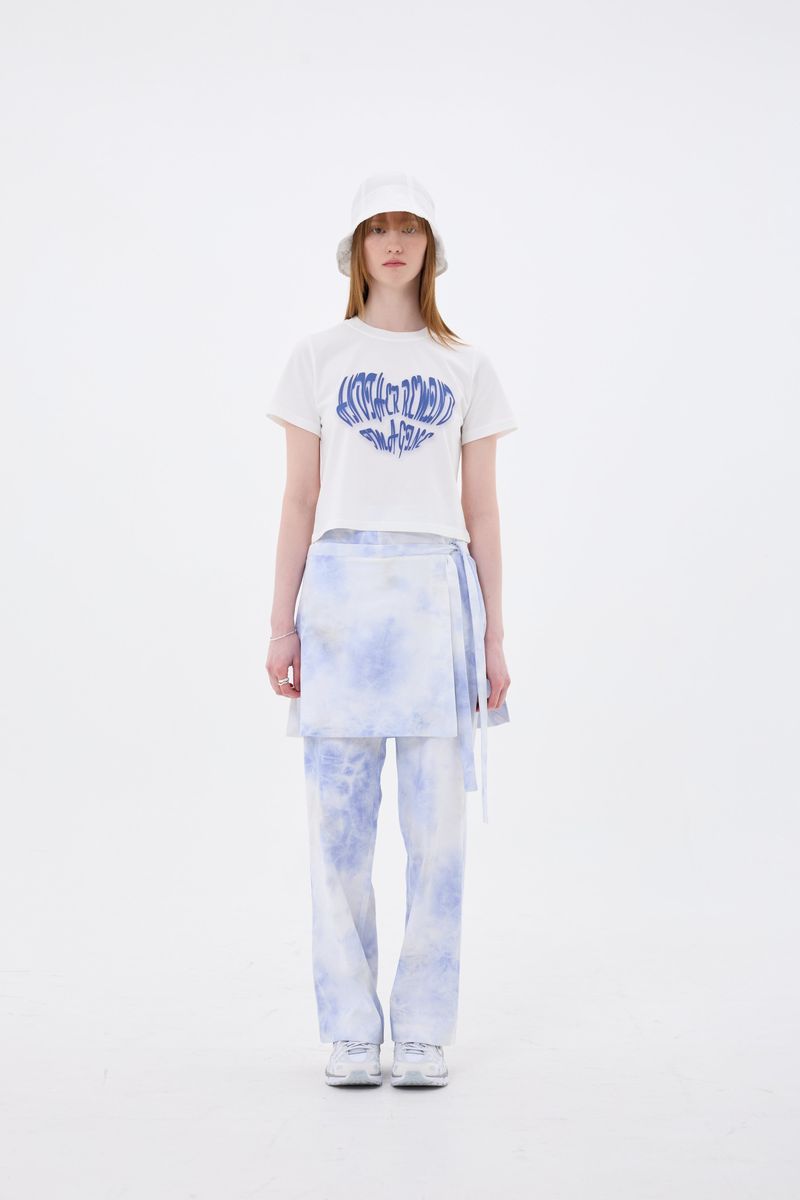 HEART LOGO CROP T-SHIRT / WHITE