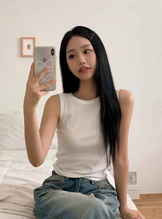 High Quality Basic Rib Sleeveless (5color)