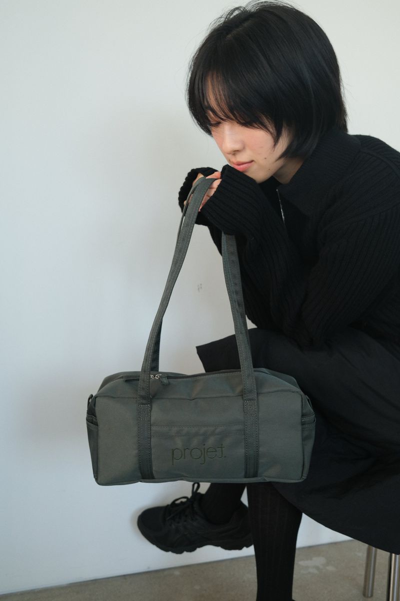 compact duffle bag (deep green)