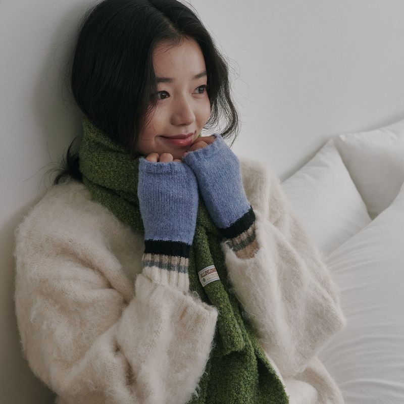 Color Layered Hand Warmer (Sky Blue)