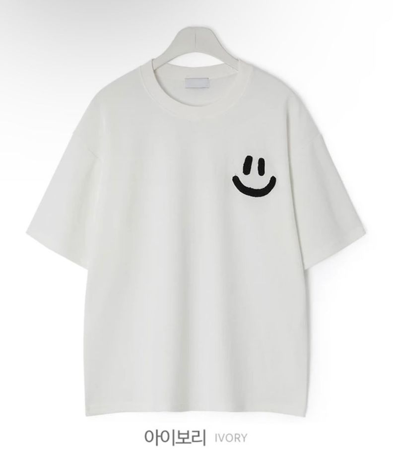 Daily Bookle Smile Overfit Short Sleeve